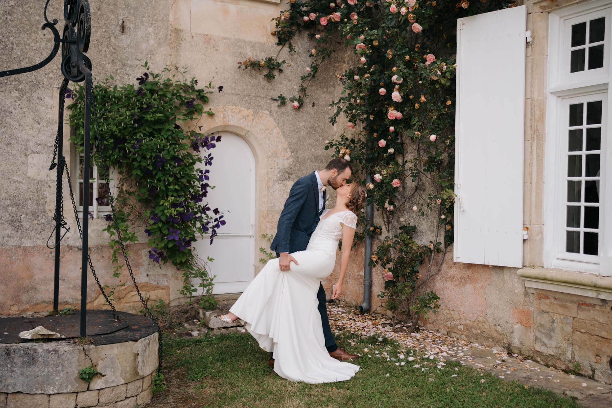 photo de couple au domaine du Logis des Arçonnières