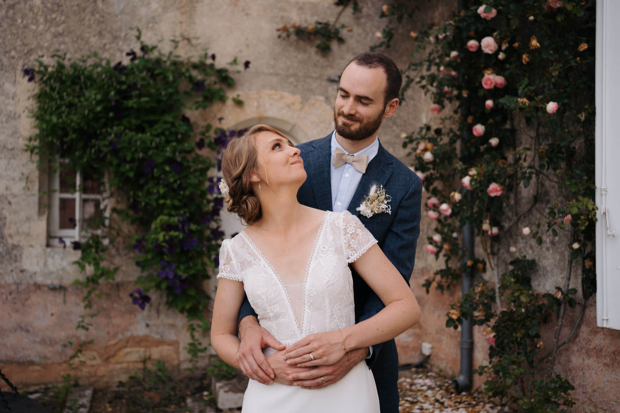 photo de couple au domaine du Logis des Arçonnières